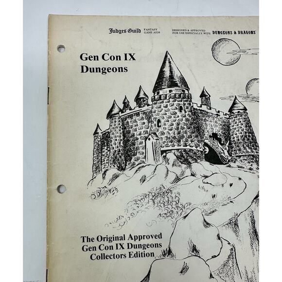 Judges Guild Gen Con IX Dungeons 1978 Dungeons & Dragons D&D - Picture 3 of 10